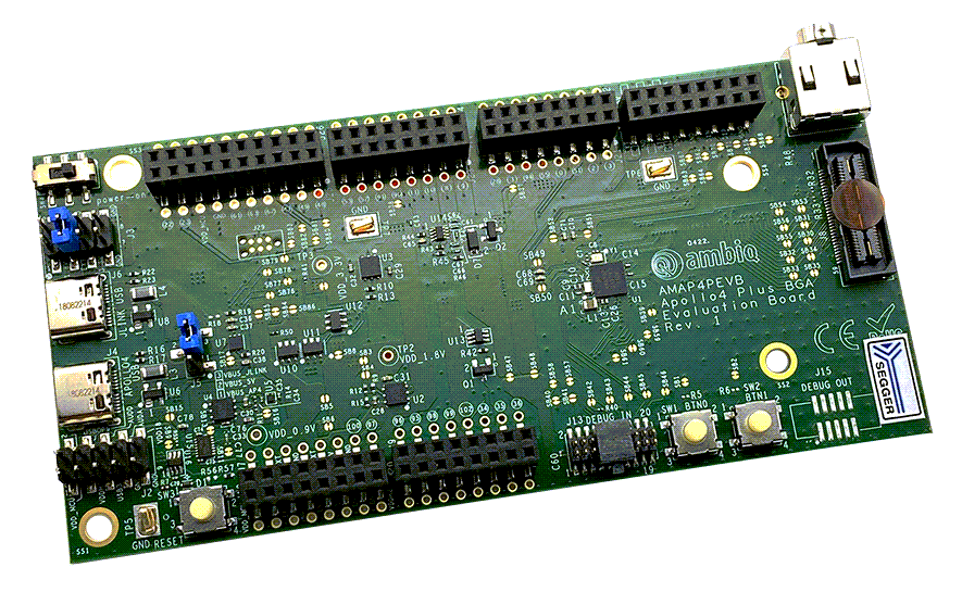 Ambiq Apollo4 Plus Evaluation Board